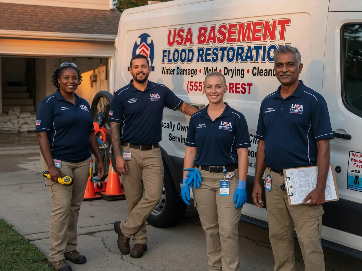 Basement Flood Cleanup company in Freeman Spur, IL