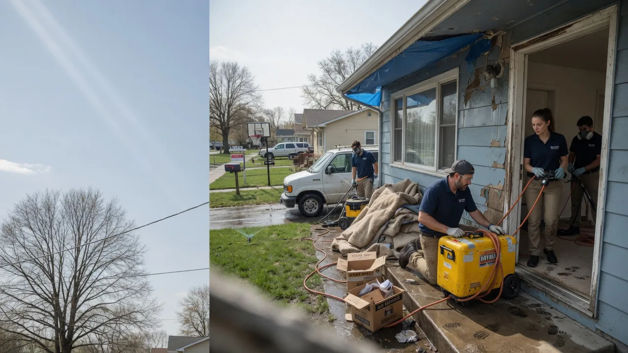 Basement Flood Cleanup in Freeman Spur, IL near me